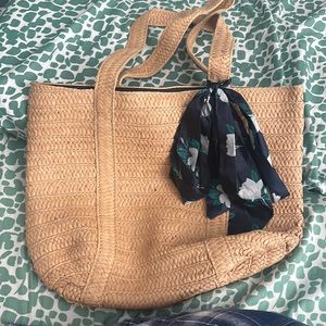 Draper James Everyday Straw Tote Bag